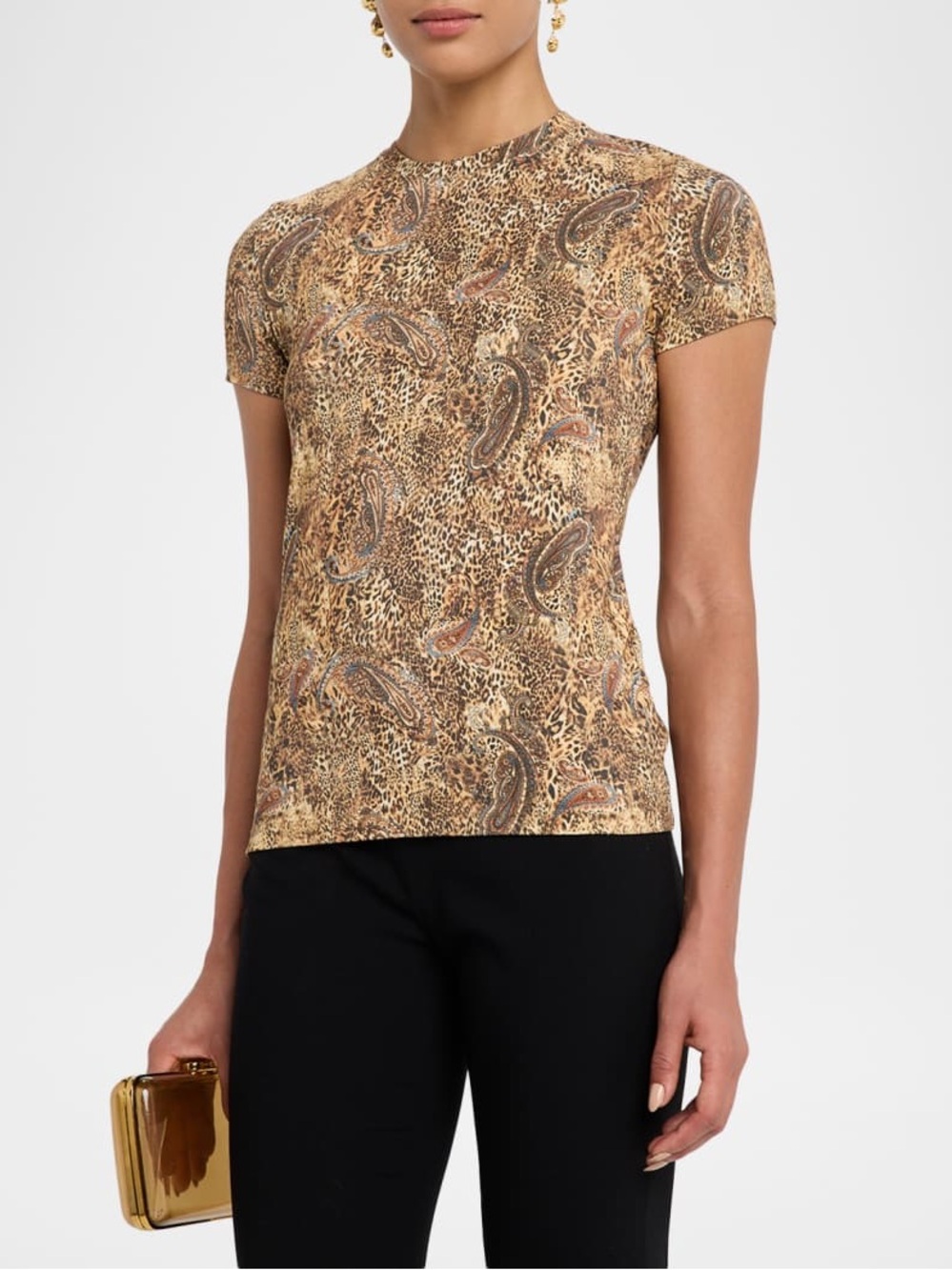 L’AGENCE Ressi Valencia Leopard Classic Tee 🐆✨